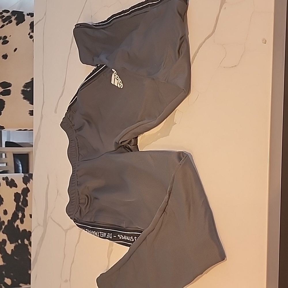 Adidas " the brand with the 3 stripes" athletic pants